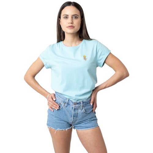 Bavarian Caps Damen T-Shirt Biene Maja, Größe:XL, Farben:hellblau von Bavarian Caps