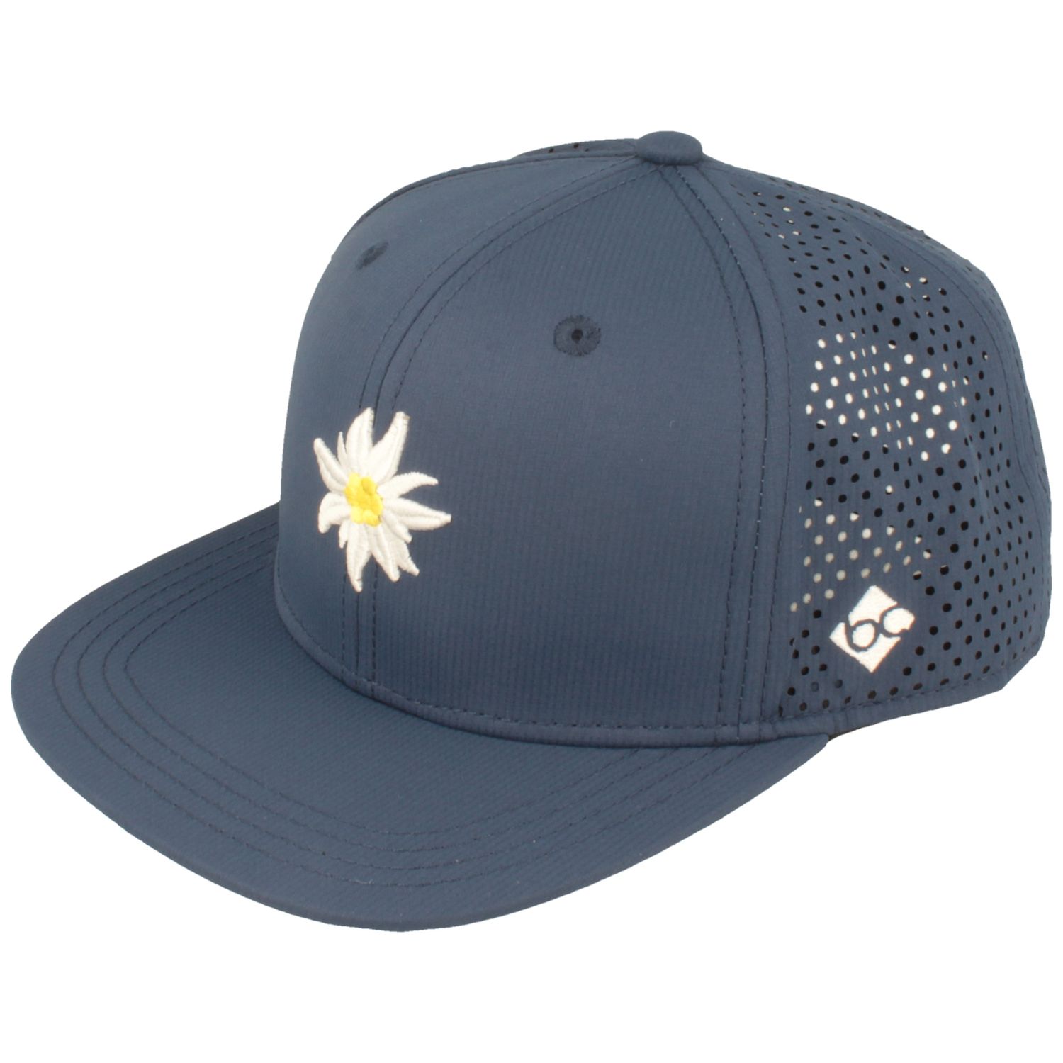 Bavarian Caps Flat Brim Outdoor Snapback-Cap mit Edelweiß von Bavarian Caps