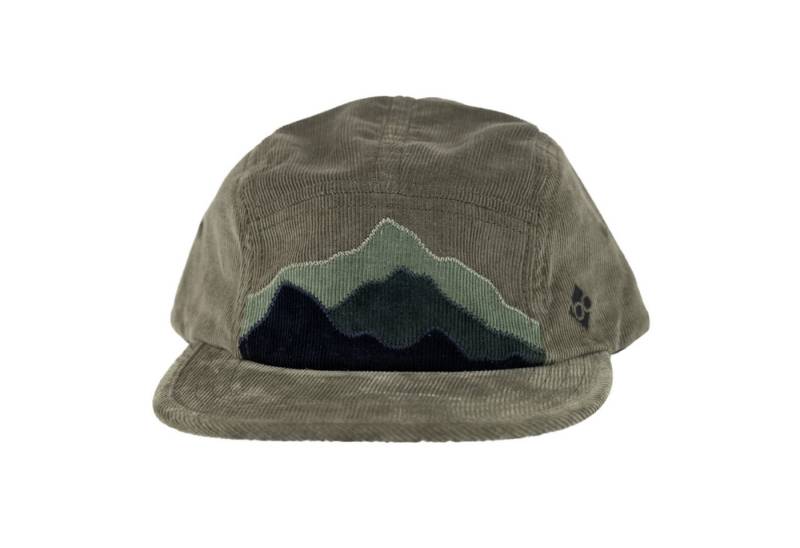 Bavarian Caps Flat Cap Bavarian Caps "Alpennebel" - dunkelgrau (5-Panel Hat) (Basecap, 5 Panel Cap, Basecap) von Bavarian Caps
