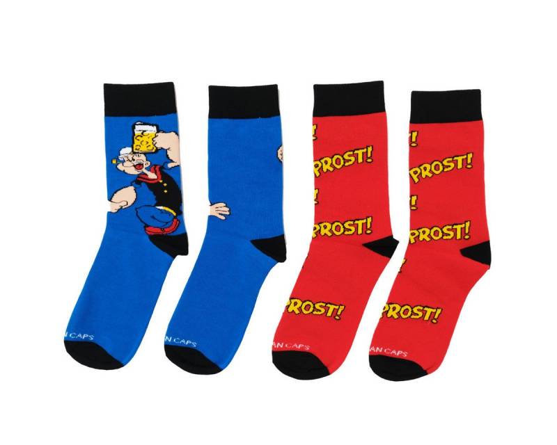Bavarian Caps Freizeitsocken Bavarian Caps Sockenbox Popeye (Socken, 2-Paar, Socken) von Bavarian Caps