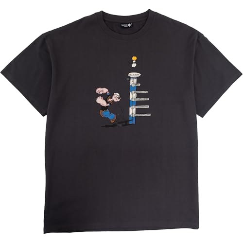 Bavarian Caps Herren Popeye Haut Den Lukas T-Shirt, dunkelgrau, XXL von Bavarian Caps