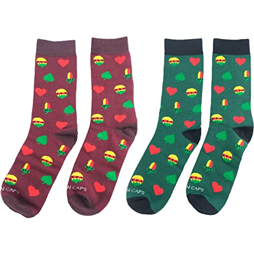 Bavarian Caps Herren Schafkopf 2er Pack Socken, Multi, 41-46 von Bavarian Caps