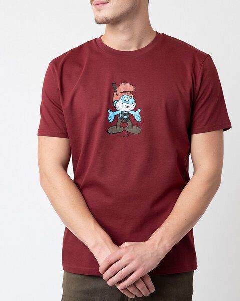 Bavarian Caps Herren T-Shirt Papa Schlumpf - Burgund Bavarian Caps Herren T-Shirt Papa Schlumpf - Burgund von Bavarian Caps