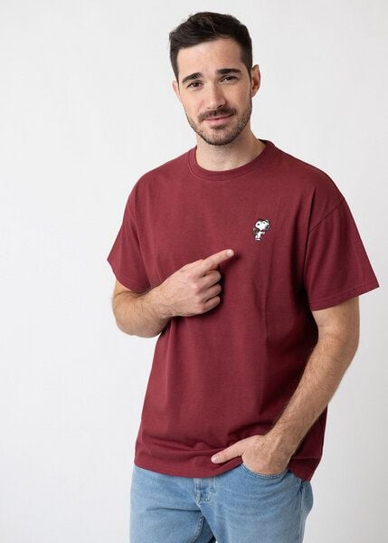 Bavarian Caps Herren T-Shirt Prost Snoopy- Dunkelrot von Bavarian Caps