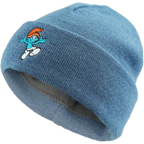 Bavarian Caps Kids-Strickhaum Schlümpfe hellblau - one size von Bavarian Caps