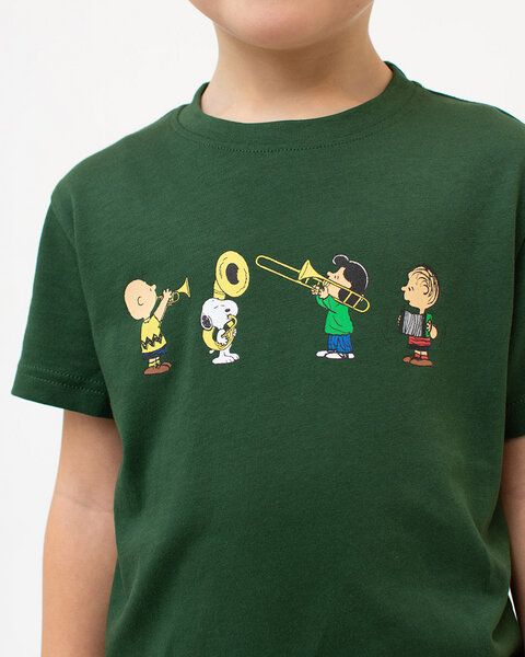 Bavarian Caps Kids T-Shirt Peanuts Blaskapelle - Dunkelgrün Bavarian Caps Kids T-Shirt Peanuts Blaskapelle - Dunkelgrün von Bavarian Caps