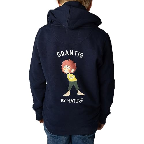 Bavarian Caps Kinder Grantig by Nature Hoodie, dunkelblau, 7-8 Jahre von Bavarian Caps