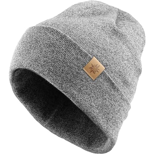 Bavarian Caps Klassik Haum Mütze, hellgrau, ONE Size von Bavarian Caps