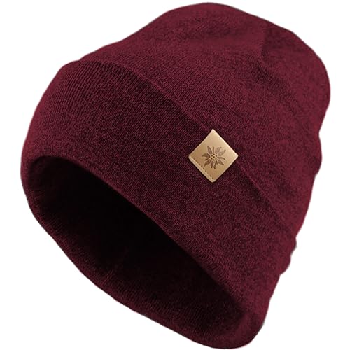 Bavarian Caps Klassik Haum Mütze, schwarz, ONE Size von Bavarian Caps