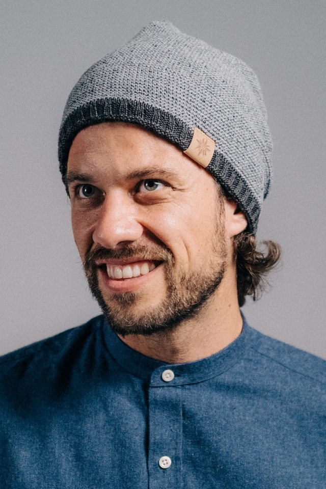 Bavarian Caps Schiebermütze Beanie - TRACHTEN-HAUM - dunkelblau, dunkelgrau, hellgrau von Bavarian Caps