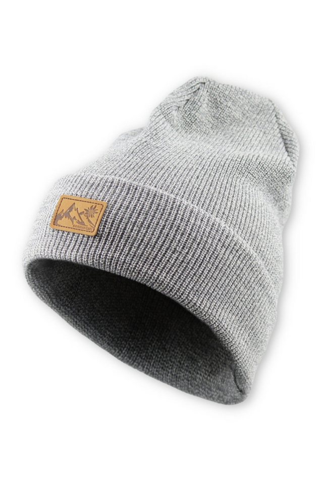 Bavarian Caps Schiebermütze Long Beanie - HAUM - mittelgrau, schwarz/melange von Bavarian Caps