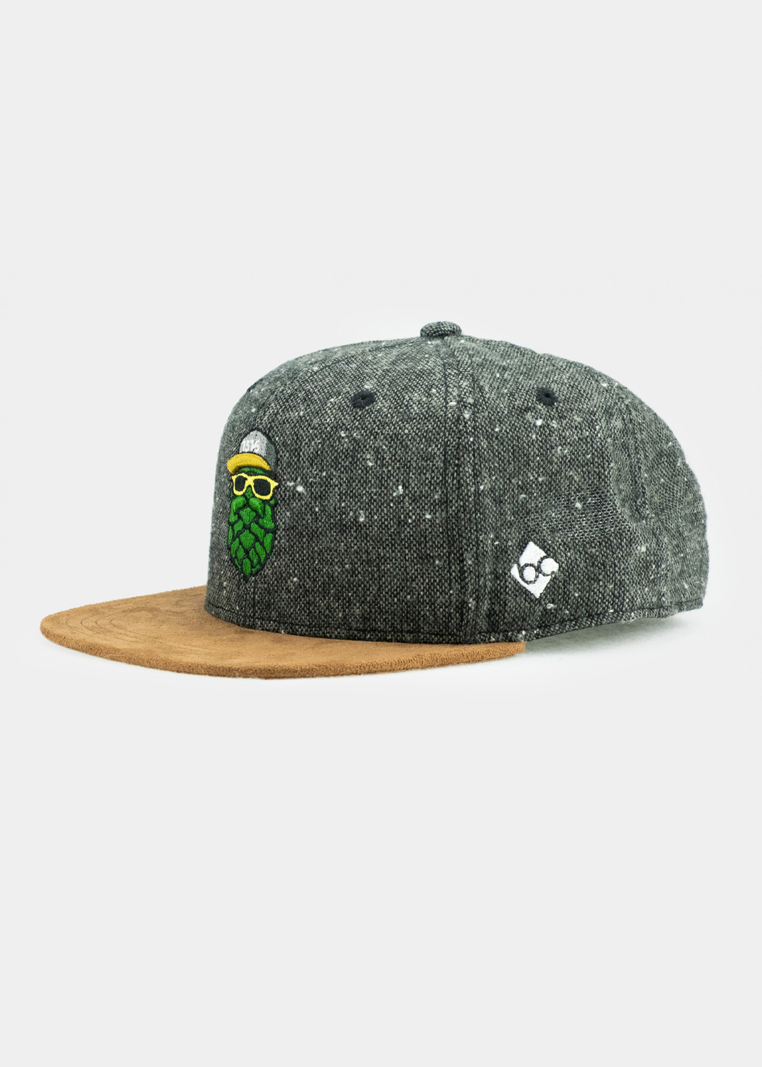 Bavarian Caps Snapback Baseball-Cap mit "Hopfinator"-Stick von Bavarian Caps