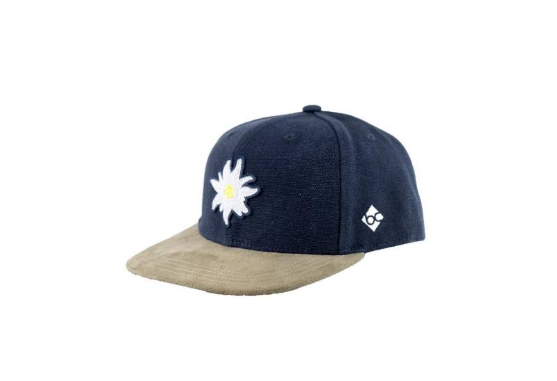 Bavarian Caps Snapback Cap Bavarian Caps "Edelweiß: Filzapplique" - dunkelblau (Snapback Kappe) (Basecap, Basecap, Snapback Cap) von Bavarian Caps