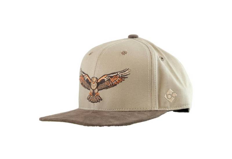 Bavarian Caps Snapback Cap Bavarian Caps "Falke" - grau (Snapback Kappe) (Basecap, Snapback Cap) Kanvas Krone von Bavarian Caps
