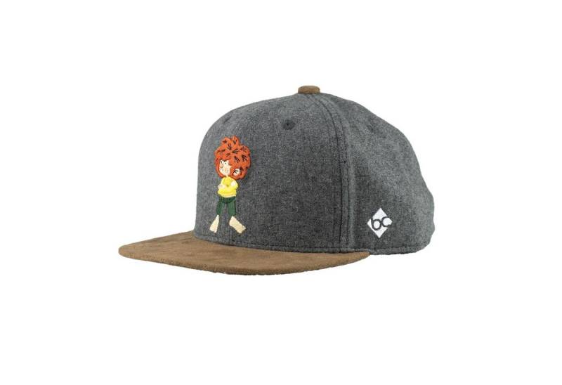 Bavarian Caps Snapback Cap Bavarian Caps "Grantig by nature" - dunkelgrau (Kinder Kappe) V2 (Basecap, Basecap, Snapback Cap) Schirm im Wildlederlook von Bavarian Caps