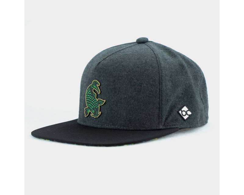 Bavarian Caps Snapback Cap Bavarian Caps Karpfen Outdoor Snapback Cap One Size dunkelgrau (Basecap) von Bavarian Caps