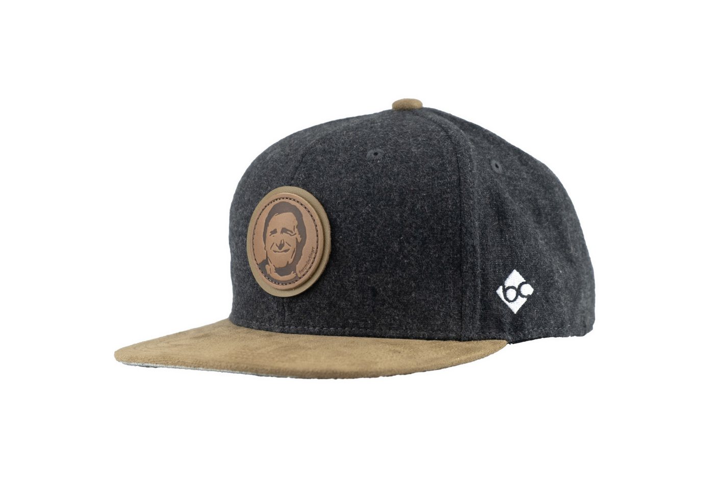 Bavarian Caps Snapback Cap Bavarian Caps "Monaco v2" Snapback Cap (Basecap, Basecap, Snapback Cap) "Ein bissel was geht immer" als Flaglabel auf der Rückseite von Bavarian Caps