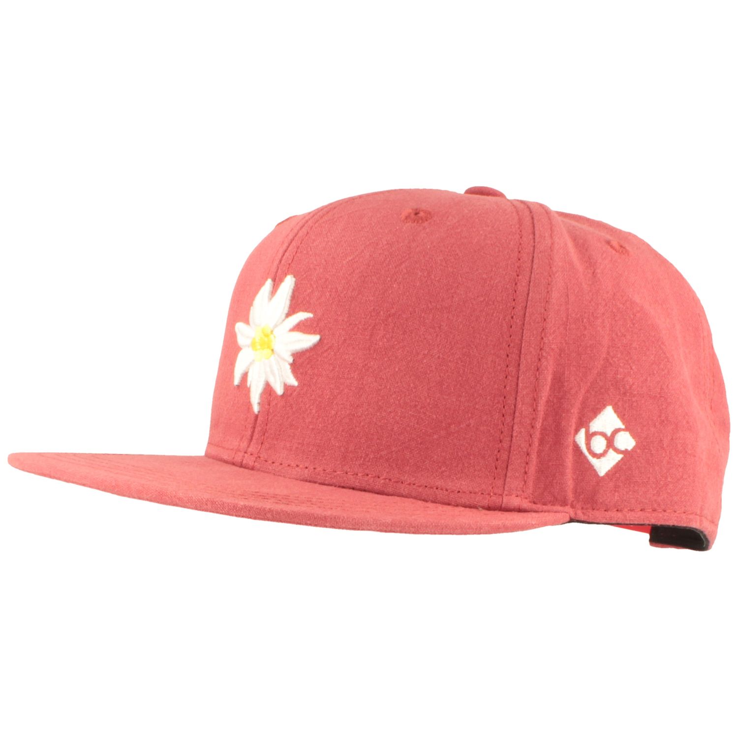 Bavarian Caps Snapback-Cap Edelweiss aus Leinen-Baumwoll Mix von Bavarian Caps