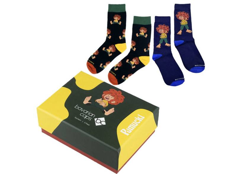Bavarian Caps Socken 2er Sockenbox "Pumuckl" V2 2er Sockenbox "Pumuckl" V2 von Bavarian Caps
