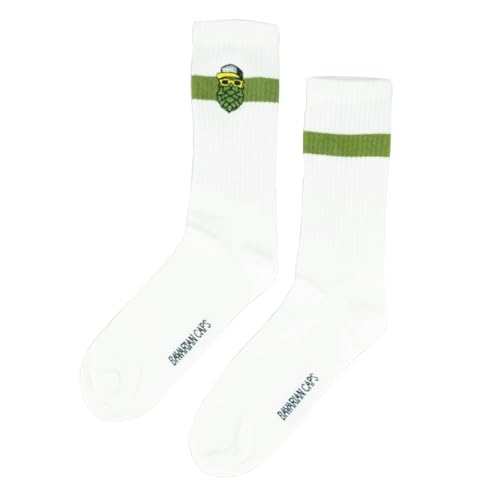 Bavarian Caps Sportsocken Hopfinator weiß - one Size von Bavarian Caps