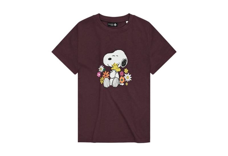 Bavarian Caps T-Shirt Bavarian Caps Kinder T-Shirt "Peanuts: Kuschelalarm" - dunkelrot 5-6 (T-Shirt) von Bavarian Caps