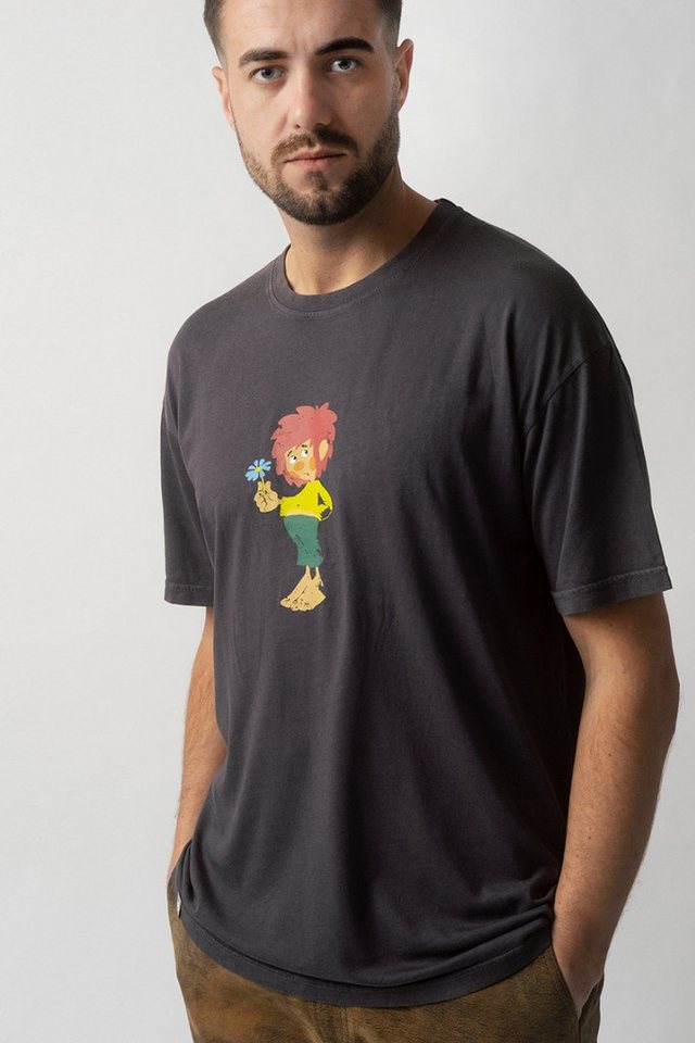 Bavarian Caps Trachtenshirt Shirt Herren - PUMUCKL BLUME - graphit von Bavarian Caps