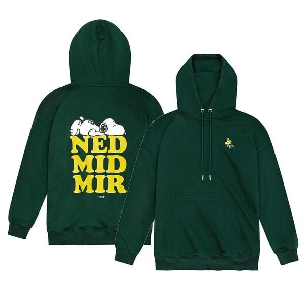 Bavarian Caps Unisex Hoody Peanuts Ned Mid Mir - Dunkelgrün von Bavarian Caps