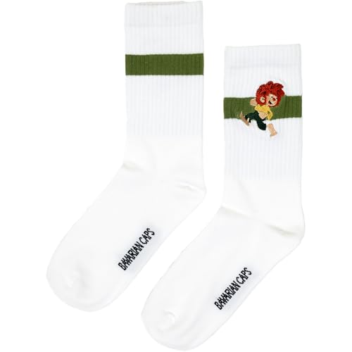 Bavarian Caps Unisex Pumuckl Socken, weiß, 41|42|43|44|45|46 von Bavarian Caps