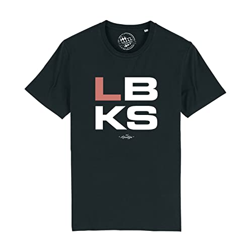 Bavariashop Bayerisches Herren T-Shirt LBKS - XXL - schwarz von Bavariashop