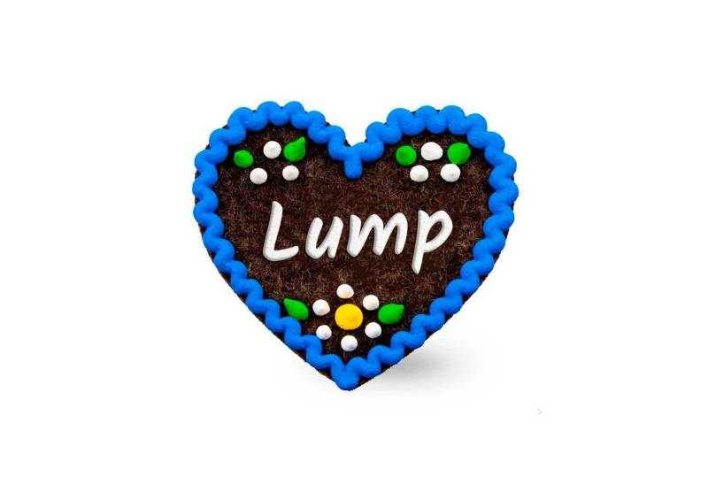 Bavariashop Brosche Filzherz-Anstecker "Lump" von Bavariashop