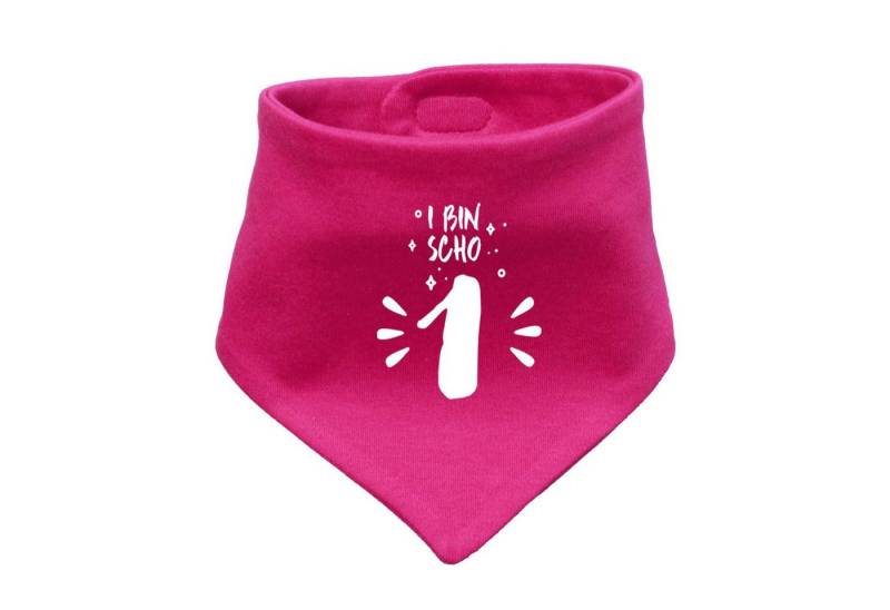 Bavariashop Halstuch Babyhalstuch "I bin scho 1!" von Bavariashop