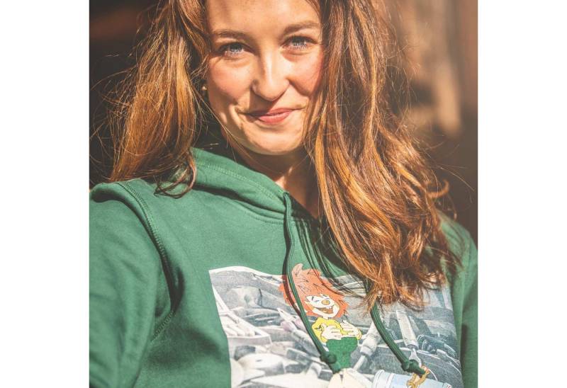 Bavariashop Hoodie ®Pumuckl Damen Hoodie "Werkstatt" von Bavariashop