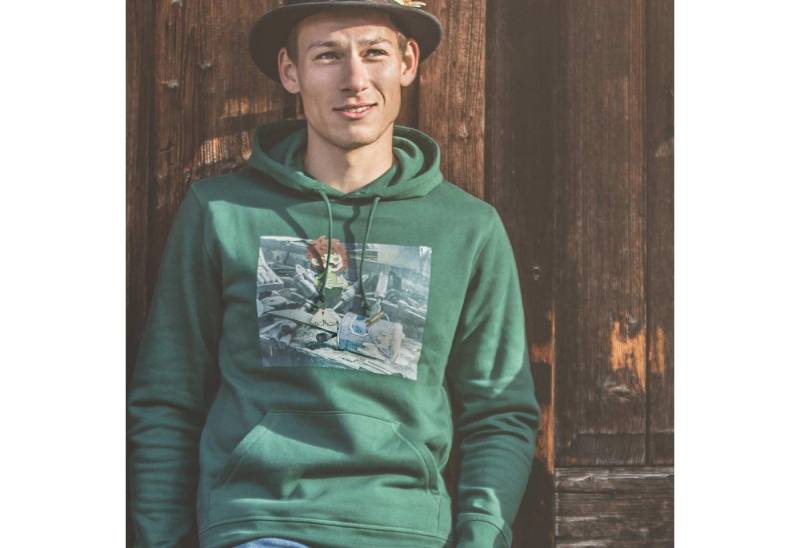 Bavariashop Hoodie ®Pumuckl Herren Hoodie "Werkstatt" von Bavariashop