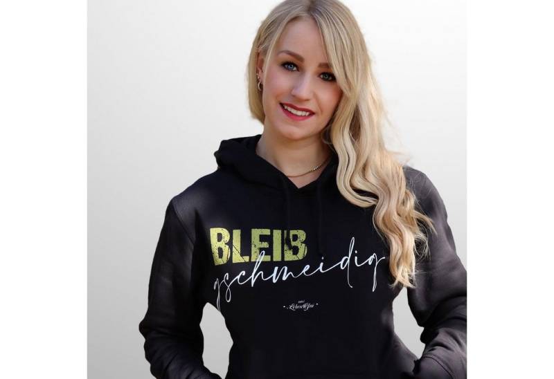 Bavariashop Hoodie Damen Hoodie "Bleib gschmeidig" von Bavariashop