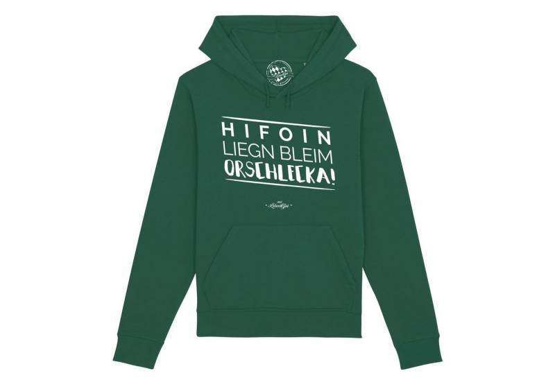 Bavariashop Hoodie Damen Hoodie "Hifoin liegn bleim..." von Bavariashop