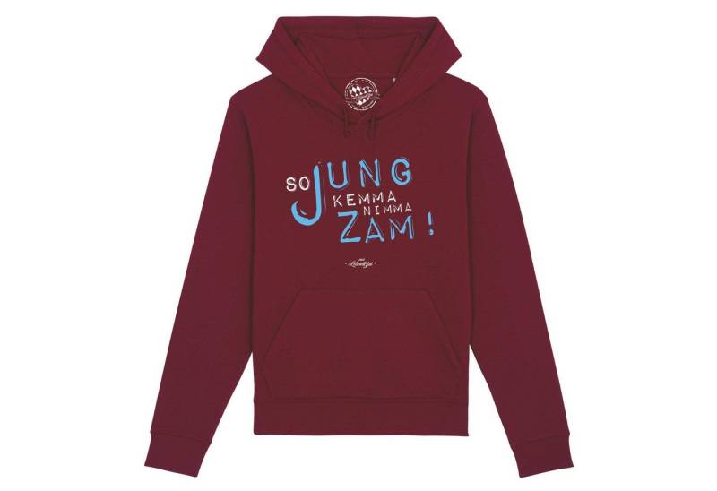 Bavariashop Hoodie Damen Hoodie "So jung" von Bavariashop