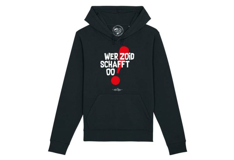 Bavariashop Hoodie Damen Hoodie "Wer zoid, schafft oo!" von Bavariashop