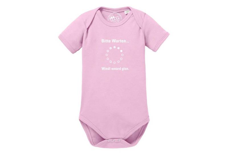 Bavariashop Shirtbody Baby Body "Bitte wartn…" von Bavariashop