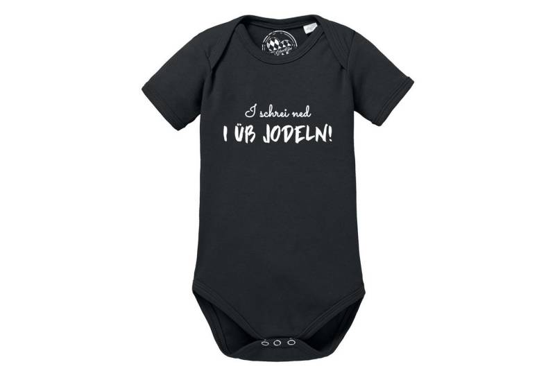 Bavariashop Shirtbody Baby Body "I üb jodeln" von Bavariashop