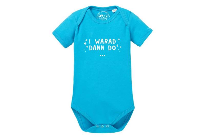 Bavariashop Shirtbody Baby Body "I warad dann do" von Bavariashop