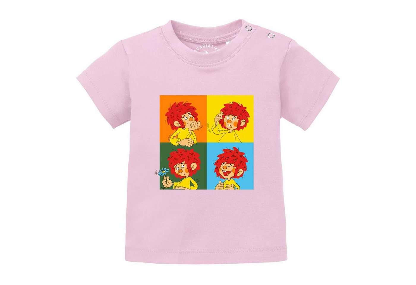 Bavariashop T-Shirt ®Pumuckl Baby T-Shirt Meisterwerk" • Bayerisches Baby Shirt" von Bavariashop