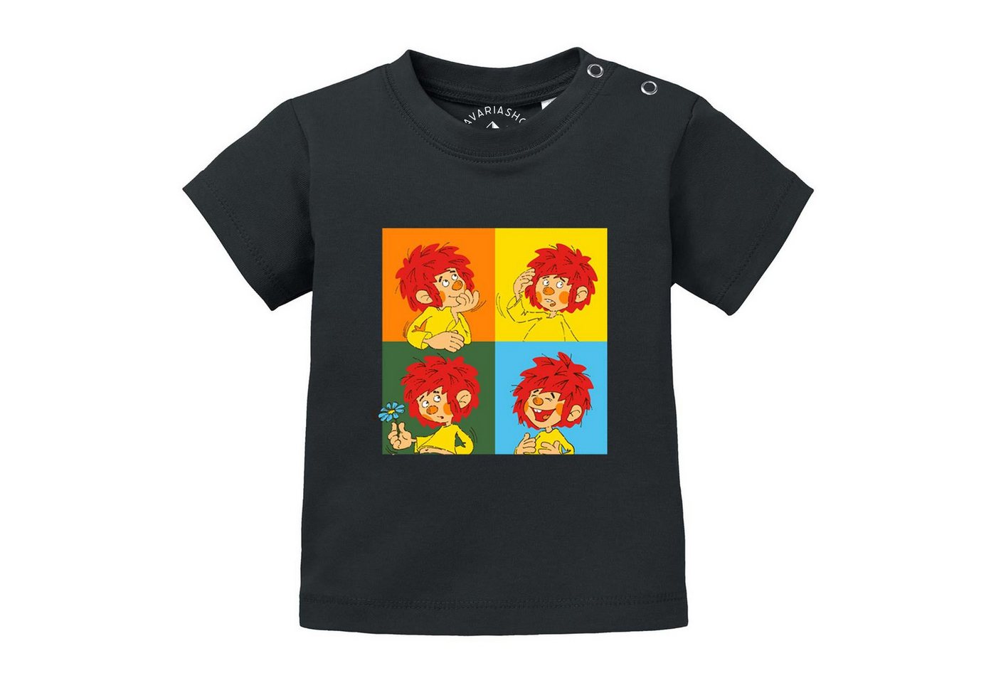 Bavariashop T-Shirt ®Pumuckl Baby T-Shirt Meisterwerk" • Bayerisches Baby Shirt" von Bavariashop