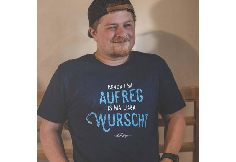 Bavariashop T-Shirt Herren T-Shirt "Bevor i mi aufreg..." von Bavariashop