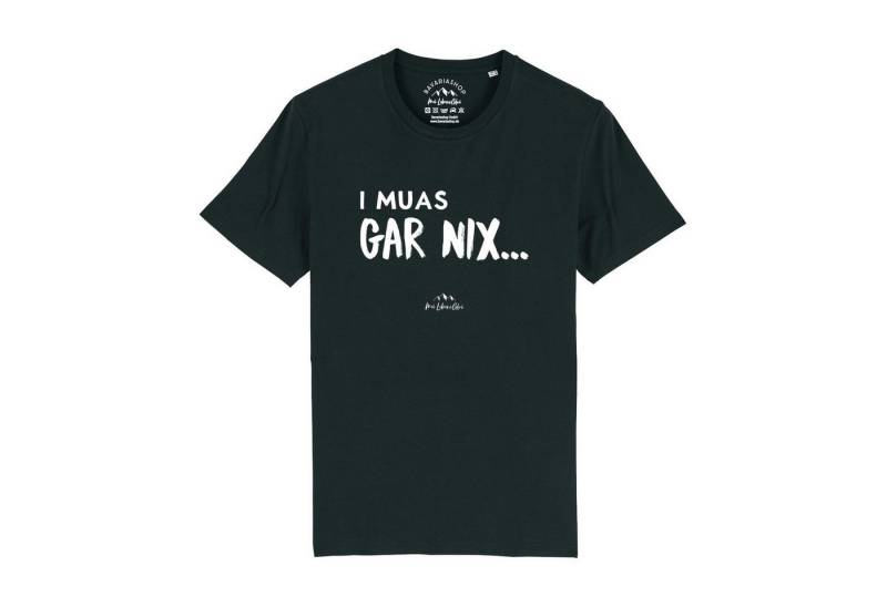 Bavariashop T-Shirt Herren T-Shirt "I muas gar nix…" von Bavariashop