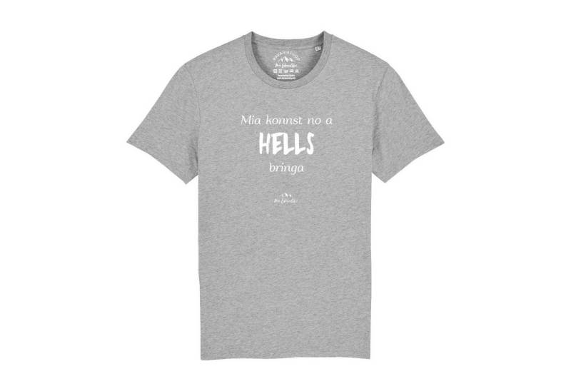 Bavariashop T-Shirt Herren T-Shirt "Mia konnst no a Hells bringa" von Bavariashop