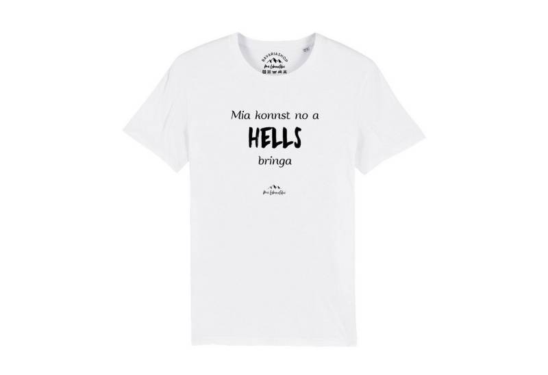 Bavariashop T-Shirt Herren T-Shirt "Mia konnst no a Hells bringa" von Bavariashop