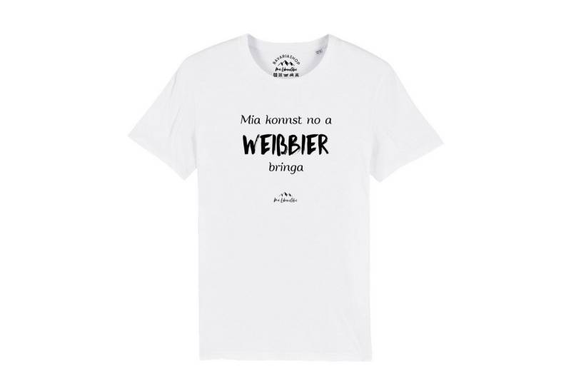 Bavariashop T-Shirt Herren T-Shirt "Mia konnst no a Weißbier bringa" von Bavariashop