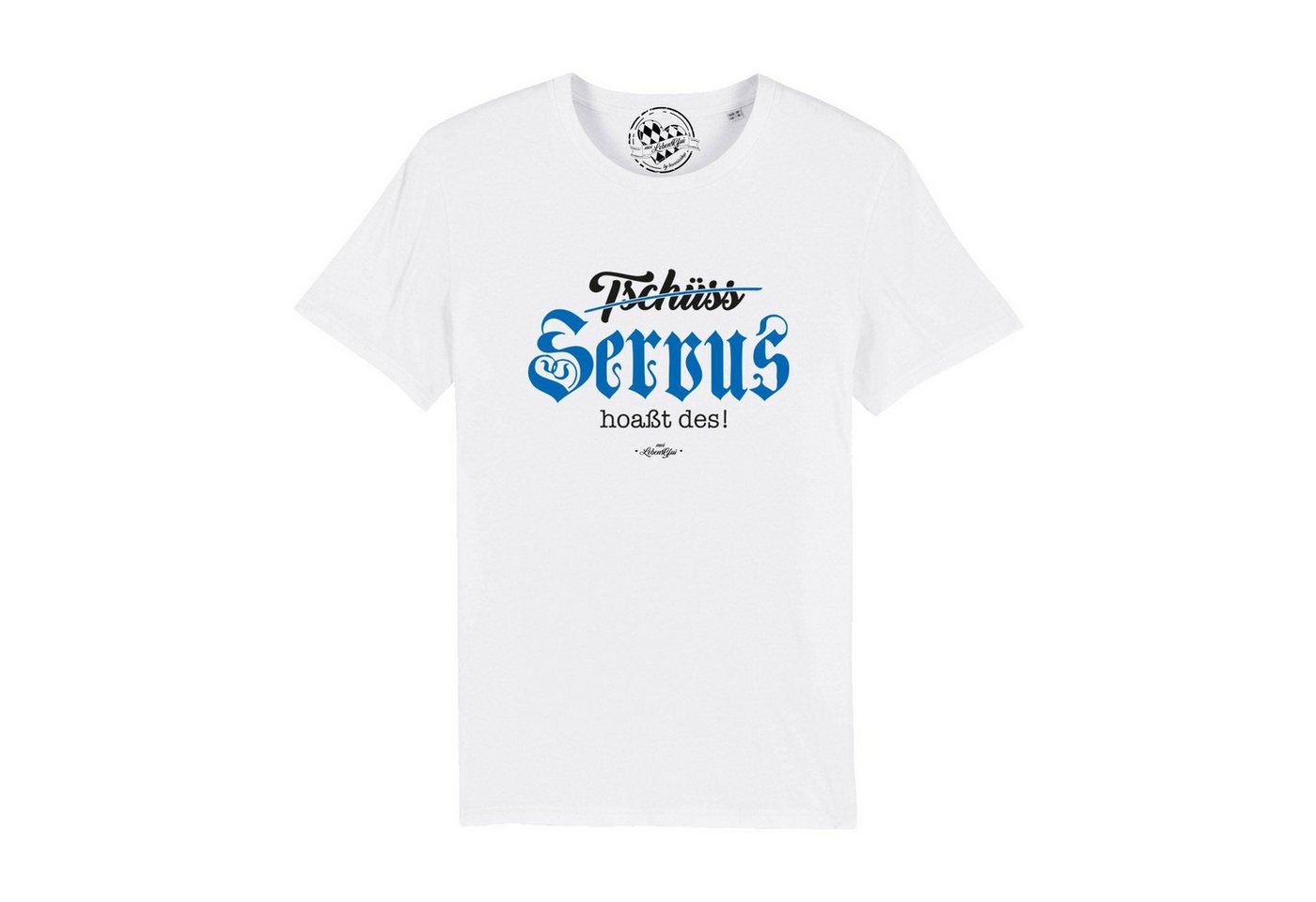 Bavariashop T-Shirt Herren T-Shirt "Servus hoaßt des!" Bavariashop T-Shirt Herren T-Shirt "Servus hoaßt des!" von Bavariashop
