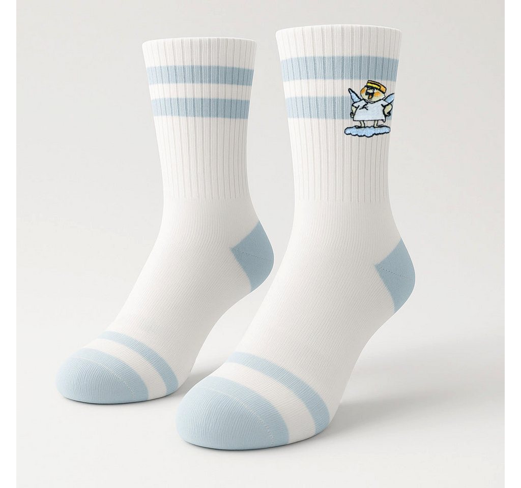 Bavariashop Tennissocken Engel Aloisius Sportsocken "Luhja sag i" von Bavariashop