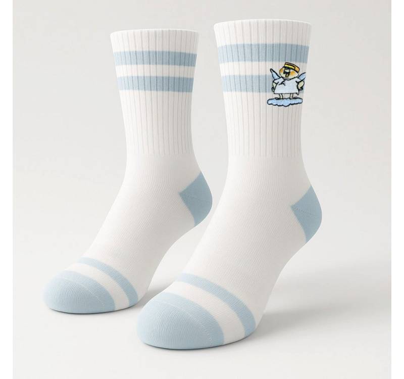 Bavariashop Tennissocken Engel Aloisius Sportsocken "Luhja sag i" von Bavariashop